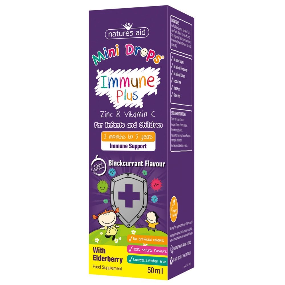 Natures Aid, Mini Drops Immune Support 50ml Default Title