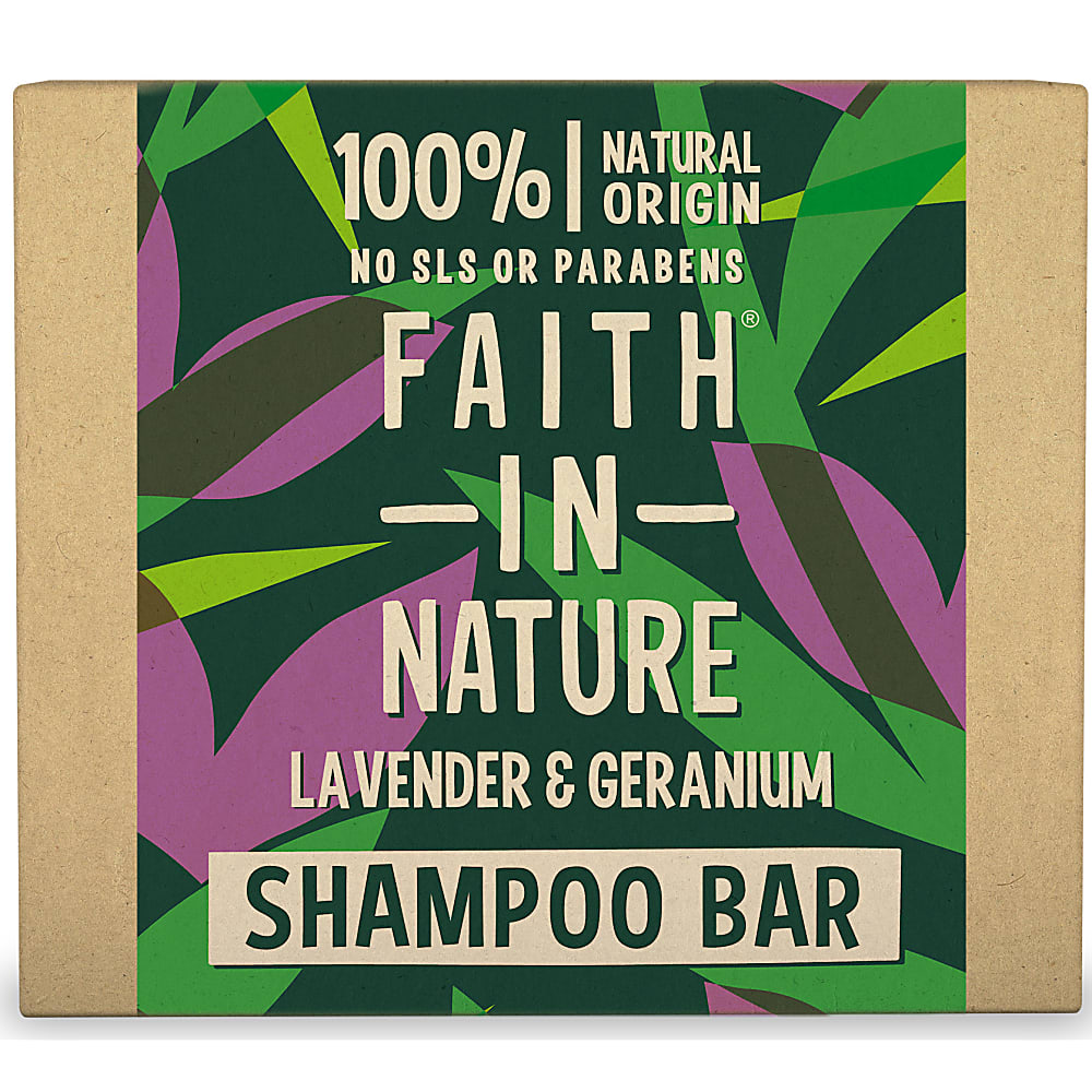 Faith In Nature, Lavender & Geranium Shampoo Bar 85g Default Title