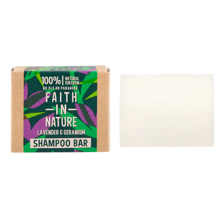 Faith In Nature, Lavender & Geranium Shampoo Bar 85g Default Title