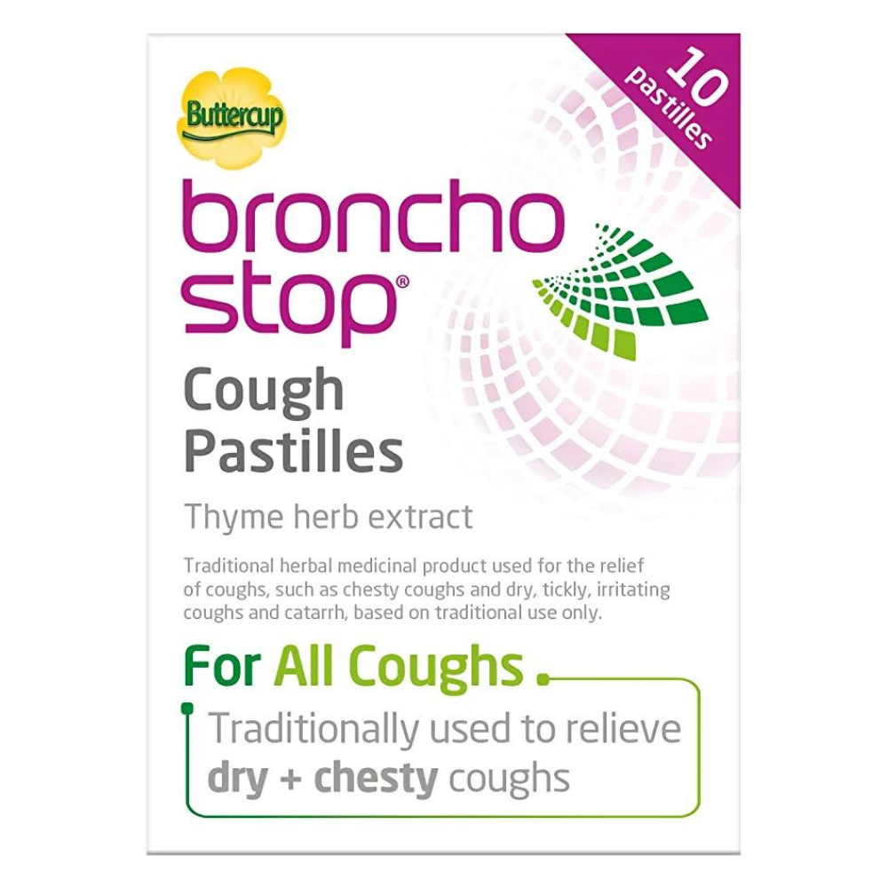 Buttercup, Bronchostop For All Cough Berry Pastilles