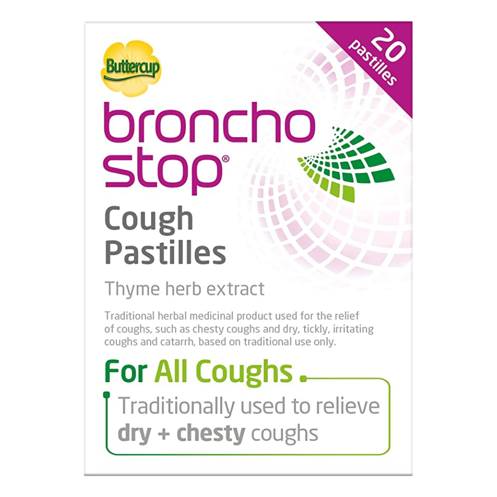 Buttercup, Bronchostop For All Cough Berry Pastilles