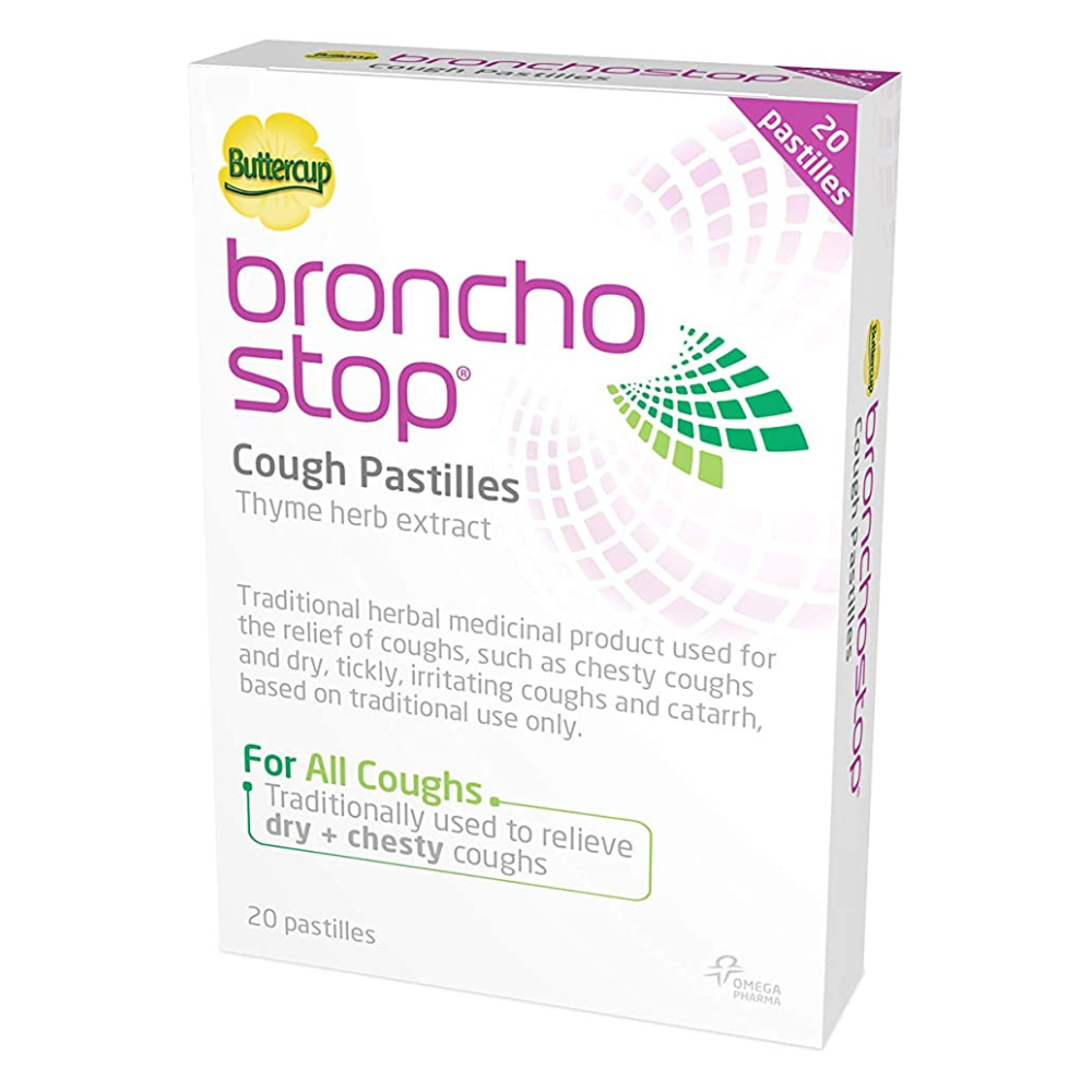 Buttercup, Bronchostop For All Cough Berry Pastilles