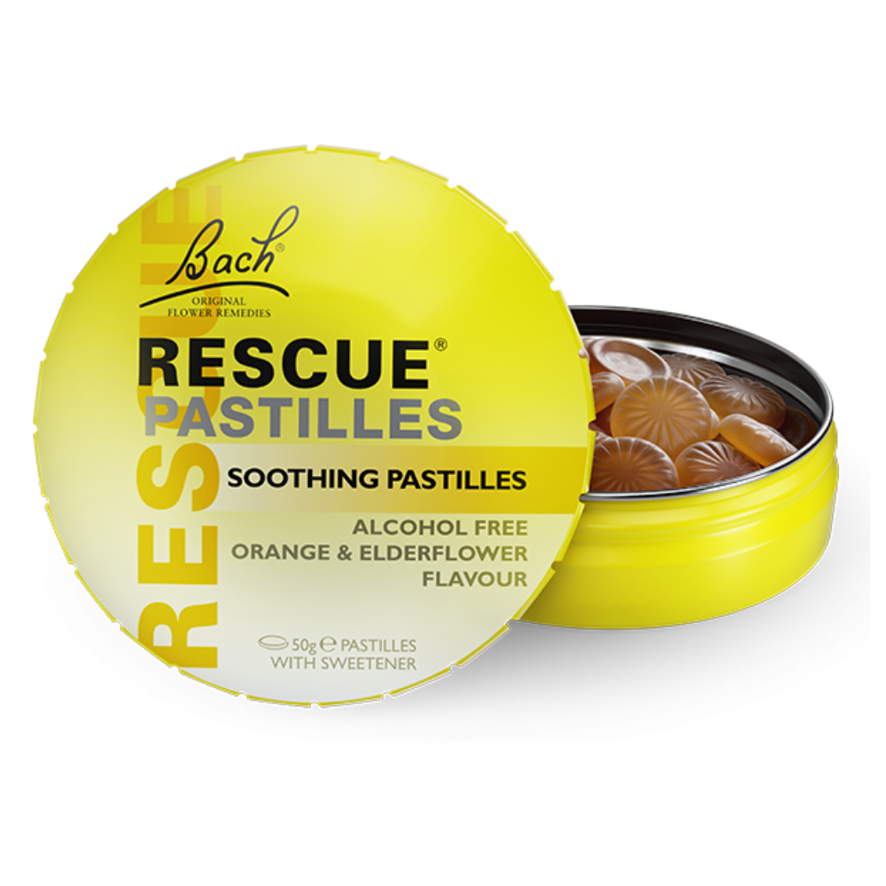 Bach, Rescue® Pastilles Orange & Elderflower 50g