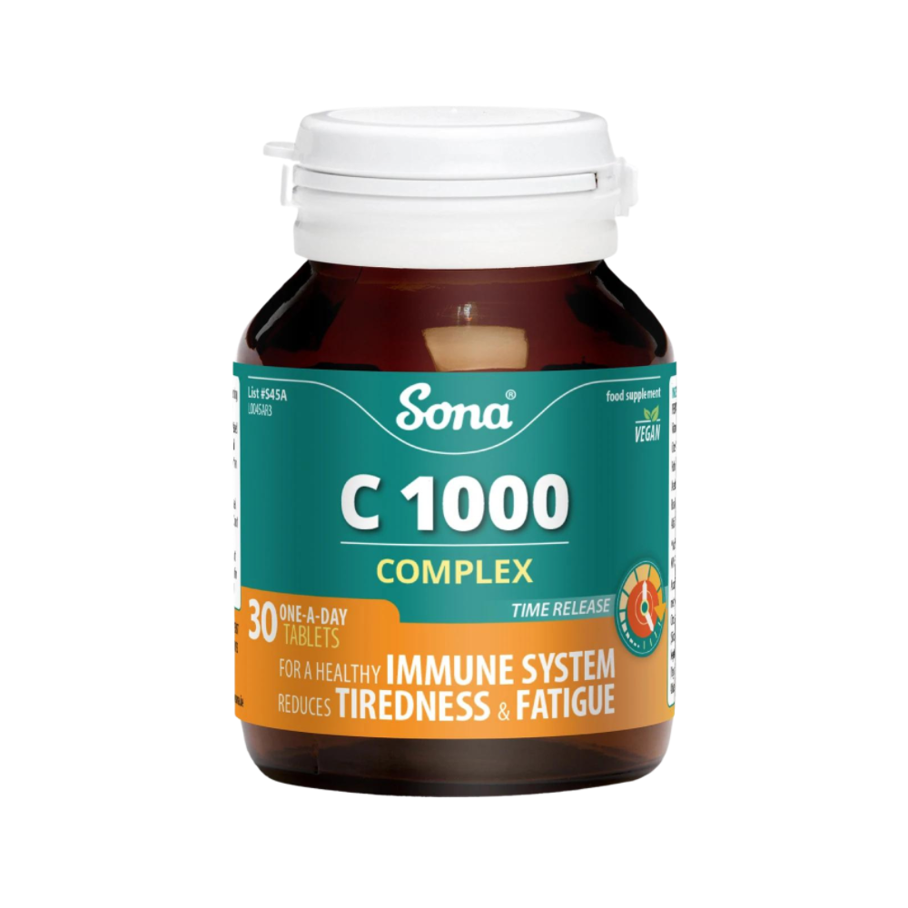 Sona, Vitamin C 1000 Complex Time Release 30 Tablets Default Title