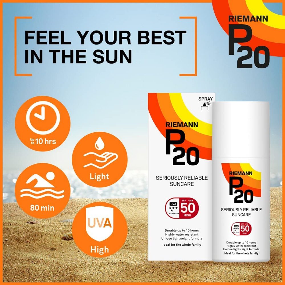 Riemann P20, Sun Protection Once A Day SPF50+ Pump Spray 200ml Default Title