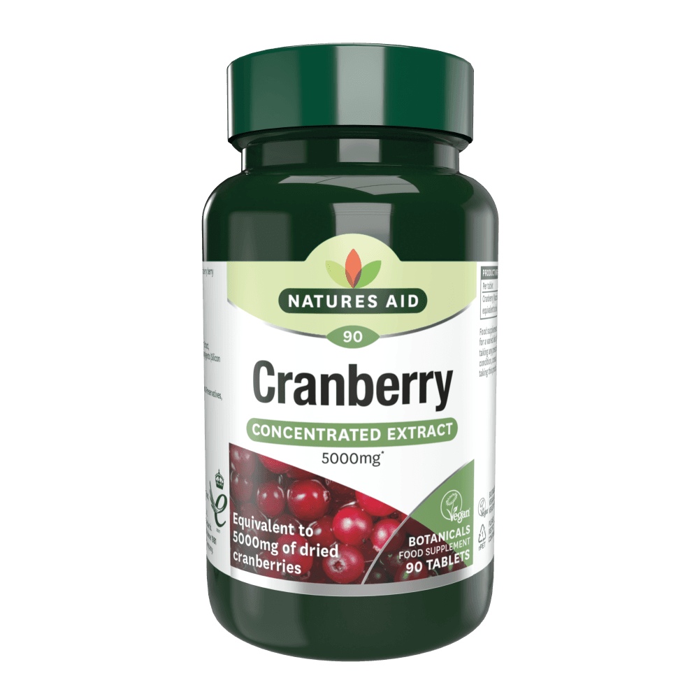 Natures Aid, Cranberry 200mg Tablets