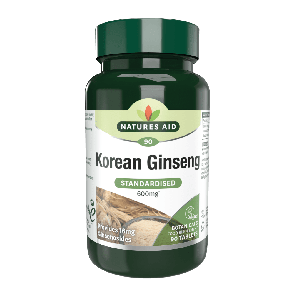 Natures Aid, Korean Ginseng 40mg 90 Tablets