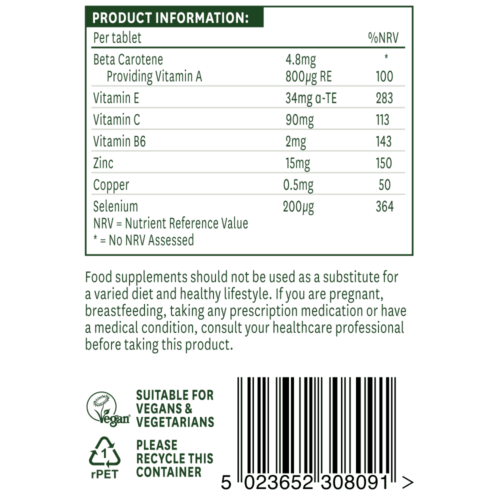 Natures Aid, Selenium 200Ug With Zinc 90 Tablets