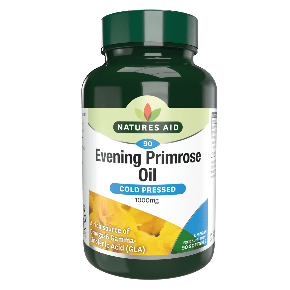 Natures Aid, Evening Primrose Oil 1000mg Softgel Capsules 90s