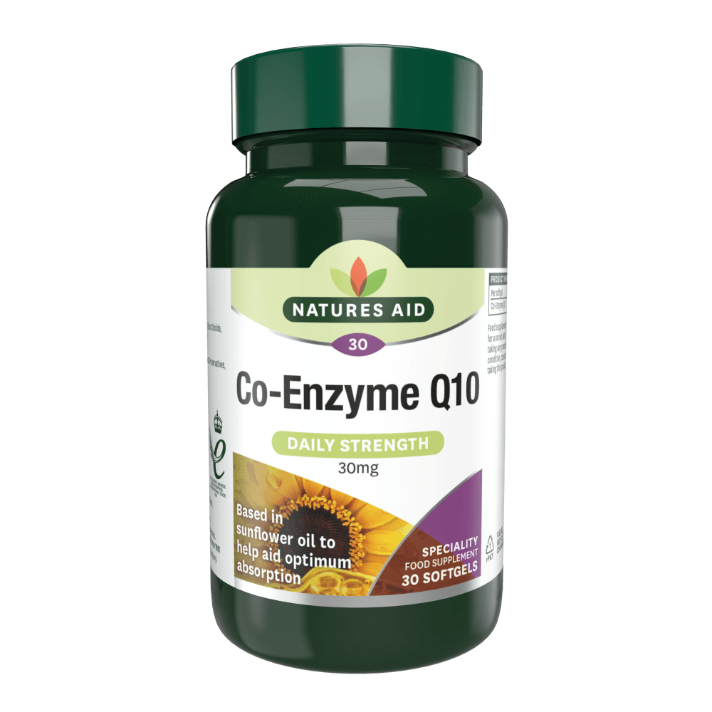 Natures Aid, Co-Enzyme Q10 30mg 30 Capsules