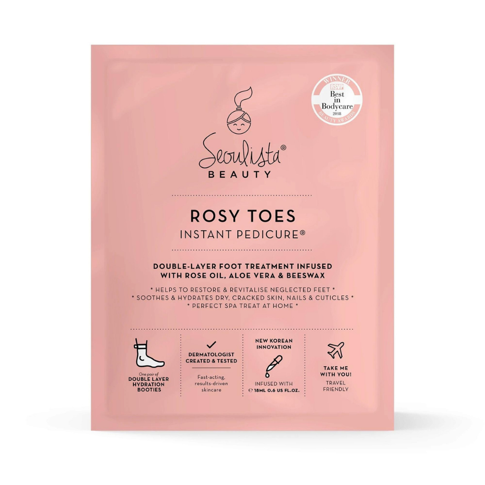 Seoulista Beauty, Rosy Toes® Instant Pedicure Single Pack