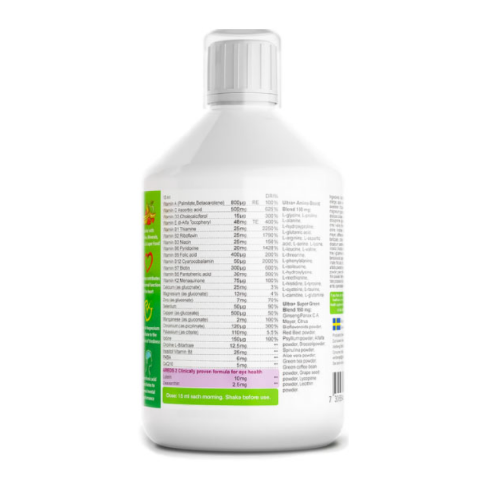 Swedish Nutra, Ultra + Multivitamins 500ml