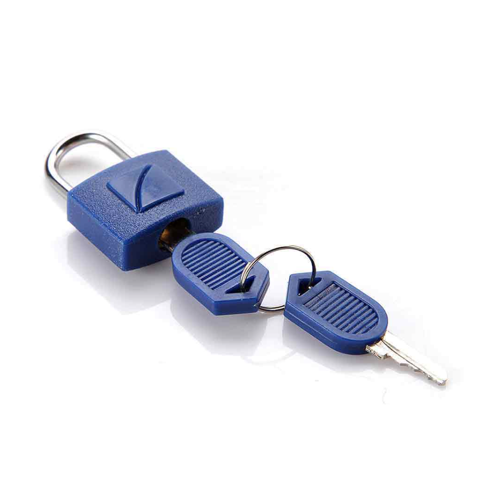 Travel Blue, Suitcase Brass Padlocks Bright Blue 2 Pack