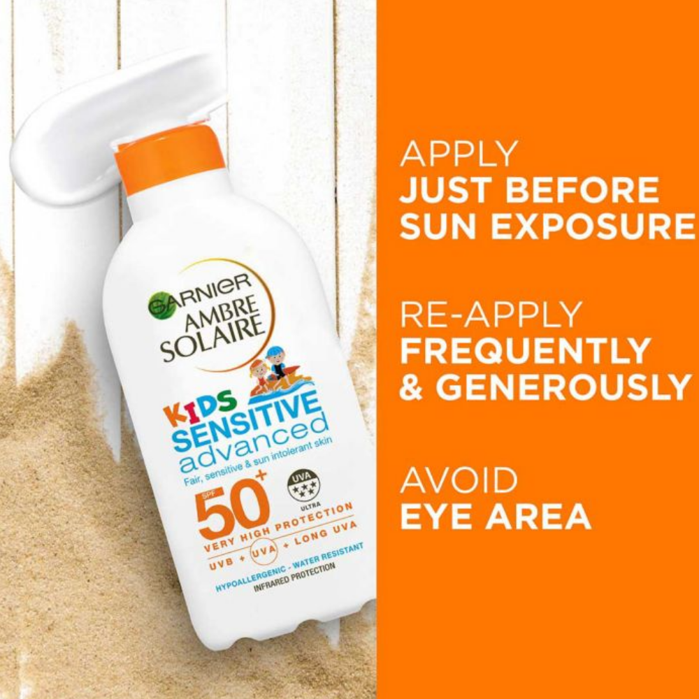 Garnier Ambre Solaire, Kids Sensitive Advanced SPF50+ Lotion 200ml Default Title