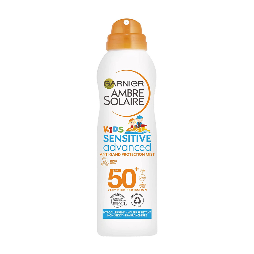 Garnier Ambre Solaire, Kids Sensitive Advanced Anti-Sand SPF50+ Spray 200ml Default Title