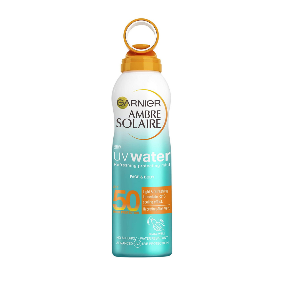 Garnier Ambre Solaire, UV Water Face & Body Mist SPF50+ Spray 200ml Default Title