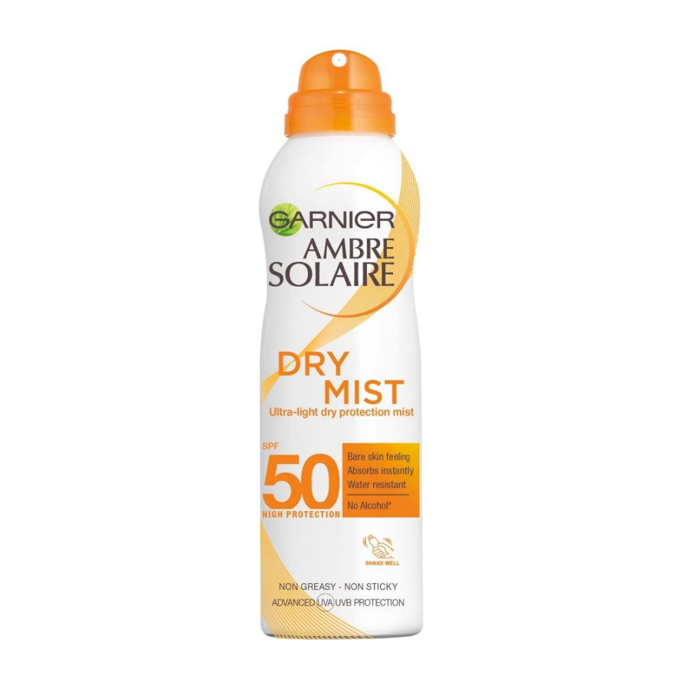 Garnier Ambre Solaire, Dry Mist Protection Spray SPF50 200ml Default Title