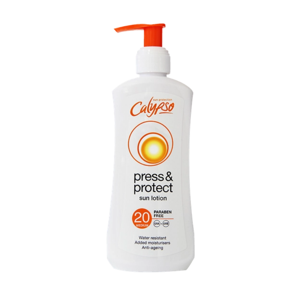 Calypso, Press & Protect Sun SPF20 Lotion 200ml Default Title