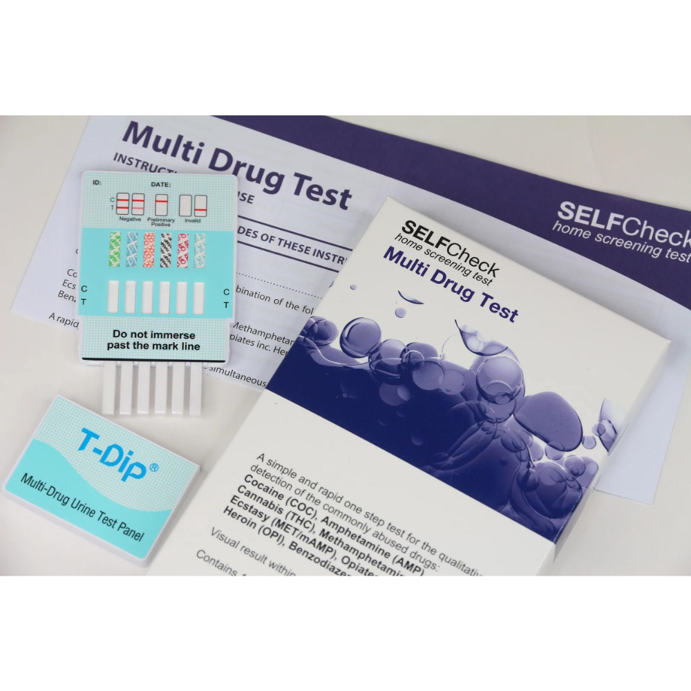 SELFCHECK, Multi-Drug (6 Panel) Test Kit Single Pack Default Title