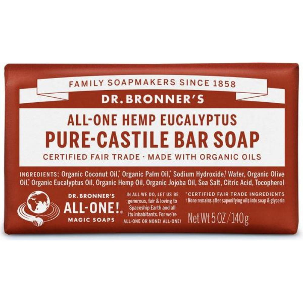 DR. BRONNER'S, Eucalyptus Soap Bar 140g