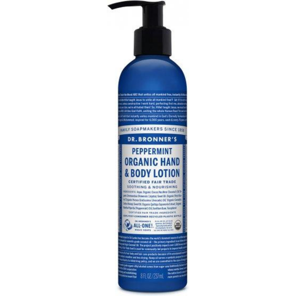 Dr. Bronner, Peppermint Body Lotion 236ml