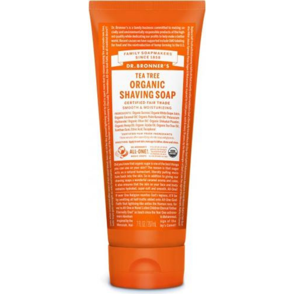 DR. BRONNER'S, Tea Tree Shaving Soap 207ml