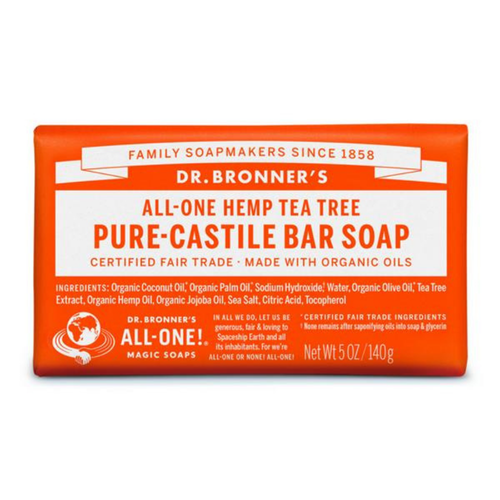 Dr. Bronner, Tea Tree Soap Bar 140g