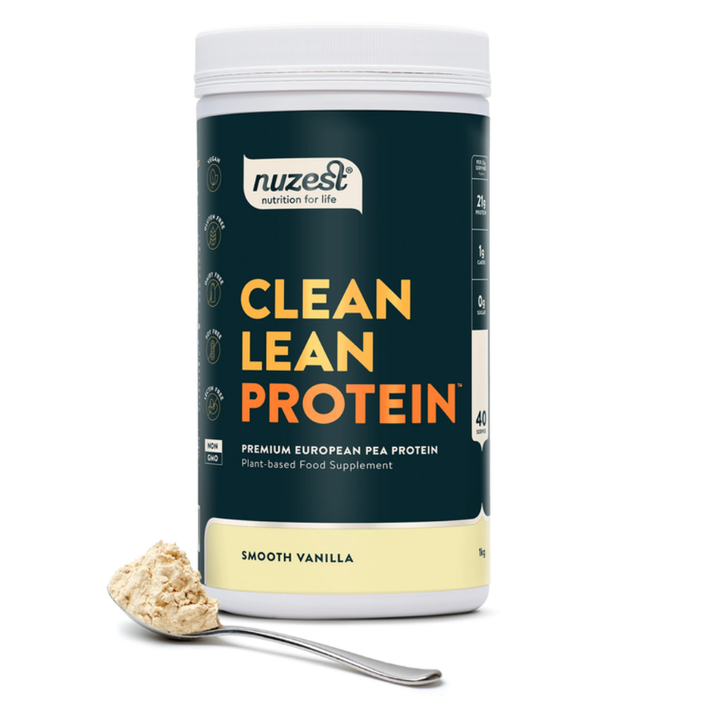 Nuzest, Clean Lean Protein 100% Plant Based Smooth Vanilla 1kg